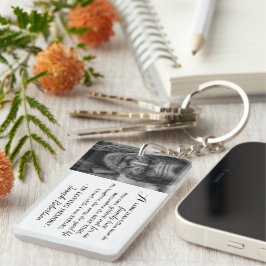Stijlvolle familie citaten & foto aandenken herinn sleutelhanger