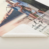 Stijlvolle familieherinnering | Gepersonaliseerde  Sherpa Deken (3/4)