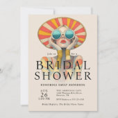 Stijlvolle fashionista bruids douche uitnodiging (Voorkant)