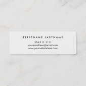 Stijlvolle Faux Gold Glitter Makeup Artist Mini Visitekaartje (Achterkant)