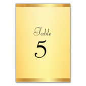 Stijlvolle Faux Gold Moderne Sjabloon Glamoureus Kaart (Achterkant)