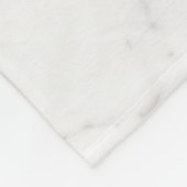 Stijlvolle Faux Marble Texture and Custom Family N Fleece Deken (Hoek)
