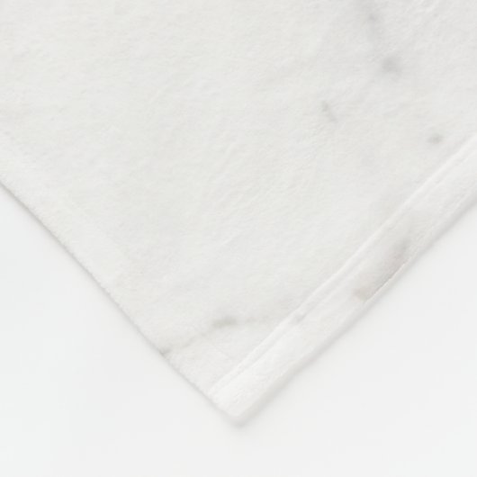 Stijlvolle Faux Marble Texture and Custom Family N Fleece Deken (Hoek)