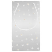 Stijlvolle feestdag en roze ballonnen klein cadeauzakje (Achterkant)