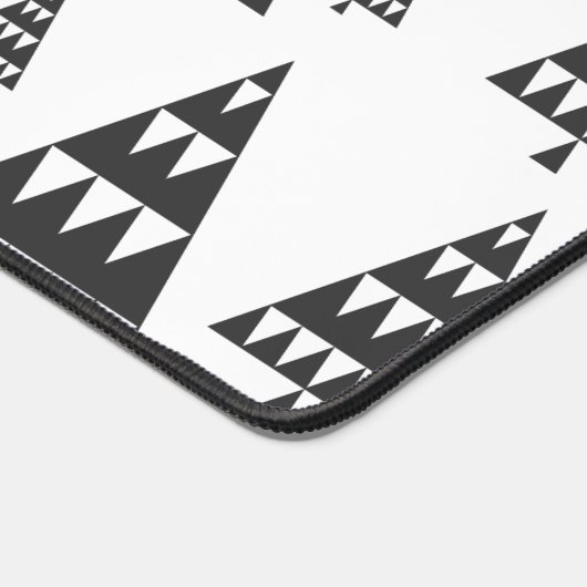 Stijlvolle feestdag met kerstboomstructuur bureaumat (Hoek)