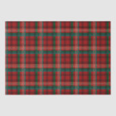 Stijlvolle feestdag, rood en groen kerstfeest tissuepapier (Voorkant)