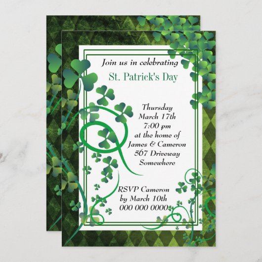 Stijlvolle filmliefhebbers kaart (Voorkant / Achterkant)