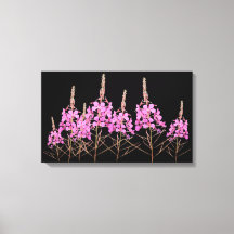 Stijlvolle fine art paarse roze wildevuur bloemenb