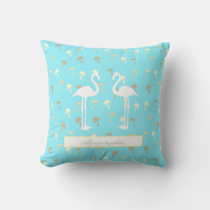 Stijlvolle Flamingo Altijd Samen Palm Kussen