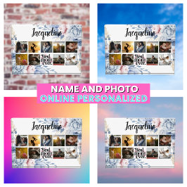 Stijlvolle Floral Beste Moeder ooit Fotocollage Fotoblokken