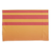 Stijlvolle Floral en Stripe geaccentueerd Kussensloop (Voorkant-Rechts)