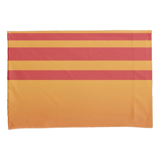 Stijlvolle Floral en Stripe geaccentueerd Kussensloop (Voorkant-Rechts)