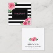 Stijlvolle Floral Makeup Artistische Visitekaartje (Voorkant / Achterkant)