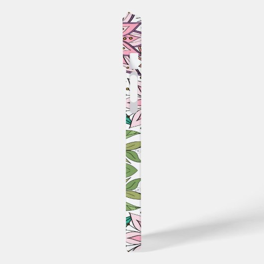 Stijlvolle florale doodles levendig design Case-Mate iPhone case (Achterkant / Links)