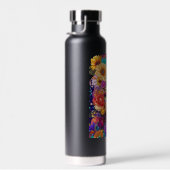 Stijlvolle florale koperen waterfles (Rechts)