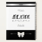 Stijlvolle Fluit Student Rooster Organizer (Achterkant)