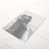 Stijlvolle Folie van het Vrijgezellenfeest van de Folie Uitnodiging (Gedraaid)