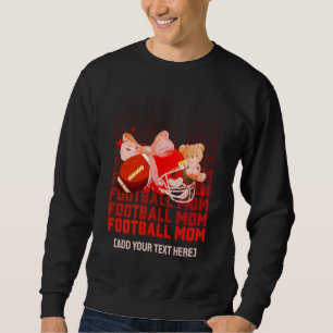 Stijlvolle FOOTBALL MOM Coquette Trui