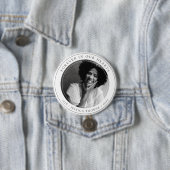 Stijlvolle Forever in Our Hearts Memorial Foto Ronde Button 7,6 Cm (In situ)