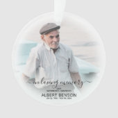 Stijlvolle foto in het liefhebben van de kerstmis ornament (voorkant)