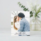 Stijlvolle fotokalender Sla de datumkaart op Briefkaart (Staand voorkant)