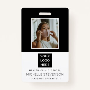 Stijlvolle fotomedewerker badge