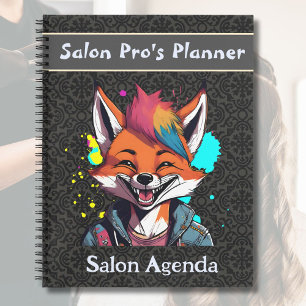 Stijlvolle Fox Gifts voor Kappers Haarstylisten Notitieboek