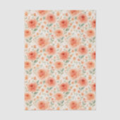 Stijlvolle Franse Shabby Chic Floral Art Pattern Tissuepapier (Voorkant)