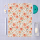 Stijlvolle Franse Shabby Chic Floral Art Pattern Tissuepapier (Craft)