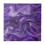 Stijlvolle Funky Groovy Paarse Curves Marble 1-6 Tegeltje<br><div class="desc">Wil je een beetje anders en origineel zijn? Deze moderne funky groovy paarse marmer mimic curves print wall keramische tegel, is precies wat je nodig hebt. Verkrijgbaar in twee formaten van 4, 25 x 4, 25 en 6 x 6 inch. Dit is een vlakke kleurenafdruk en geen echte marmersteen. Maak...</div>