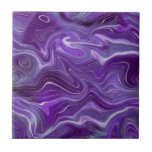 Stijlvolle Funky Groovy Paarse Curves Marble 4-6 Tegeltje<br><div class="desc">Wil je een beetje anders en origineel zijn? Deze moderne funky groovy paarse marmer mimic curves print wall keramische tegel, is precies wat je nodig hebt. Verkrijgbaar in twee formaten van 4, 25 x 4, 25 en 6 x 6 inch. Dit is een vlakke kleurenafdruk en geen echte marmersteen. Maak...</div>