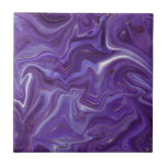 Stijlvolle Funky Groovy Paarse Curves Marble 5-6 Tegeltje<br><div class="desc">Wil je een beetje anders en origineel zijn? Deze moderne funky groovy paarse marmer mimic curves print wall keramische tegel, is precies wat je nodig hebt. Verkrijgbaar in twee formaten van 4, 25 x 4, 25 en 6 x 6 inch. Dit is een vlakke kleurenafdruk en geen echte marmersteen. Maak...</div>