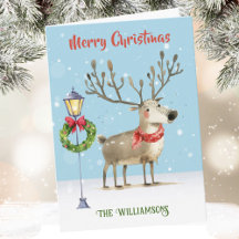 Stijlvolle Funky Quirky Waterverf rendierboom