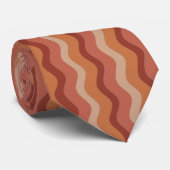 Stijlvolle Funny Bacon Strip Novelty Stropdas (Opgerold)