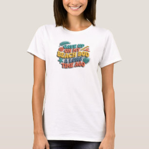 Stijlvolle GAF DE STRANDLICHAAM LANG GELEEDEN Maat T-shirt