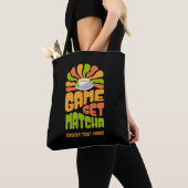 Stijlvolle GAME SET MATCHA Fun Latte Drinker Tote Bag (Dichtbij)