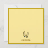 Stijlvolle geballetschetsen Bridal Shower-uitnodig Kaart (Achterkant)