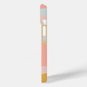 Stijlvolle geblazen geometrische kleurenblokvormen Case-Mate iPhone case (Achterkant / Links)