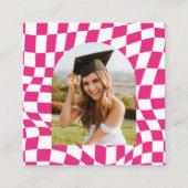 Stijlvolle, gecontroleerde sociale media of Afstud Vierkante Visitekaartje (Voorkant)