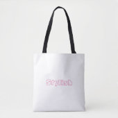 Stijlvolle gedrukte tekst winkelen mooie schouder tote bag (Voorkant)