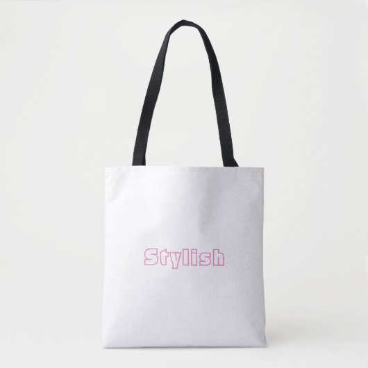 Stijlvolle gedrukte tekst winkelen mooie schouder tote bag (Voorkant)