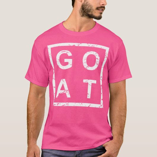 Stijlvolle geit t-shirt (Voorkant)