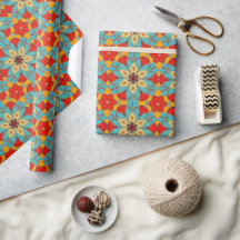 Stijlvolle gekleurde mozaïek - Folk Art Flowers Bl
