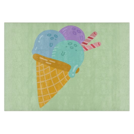 Stijlvolle Gelato snijplank (Voorkant)