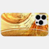 Stijlvolle gele natuurlijke aardetinten Abstract Case-Mate iPhone Case (Achterkant (horizontaal))