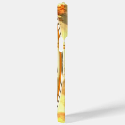 Stijlvolle gele natuurlijke aardetinten Abstract Case-Mate iPhone Case (Achterkant / Rechts)