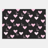 Stijlvolle gemengde Valentijnsdag Inpakpapier Vel (Voorkant)