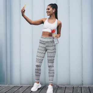 Stijlvolle Geo Line Art Leggings