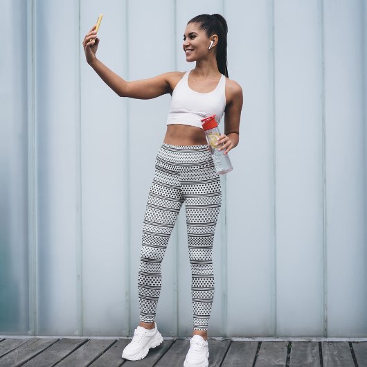 Stijlvolle Geo Line Art Leggings