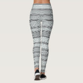 Stijlvolle Geo Line Art Leggings (Achterkant)